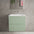 Tasca Two Drawer Vanity Unit With Beyondstone Basin - Matt Light Green 600mm