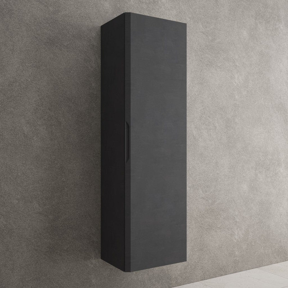 Tasca Tall Wall Cabinet - Dark Concrete 350mm x 1200mm