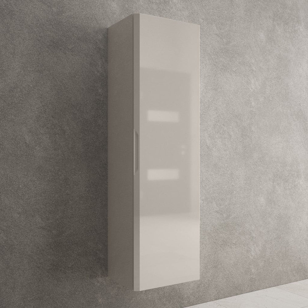 Tasca Tall Wall Cabinet - Gloss Cashmere 350mm x 1200mm