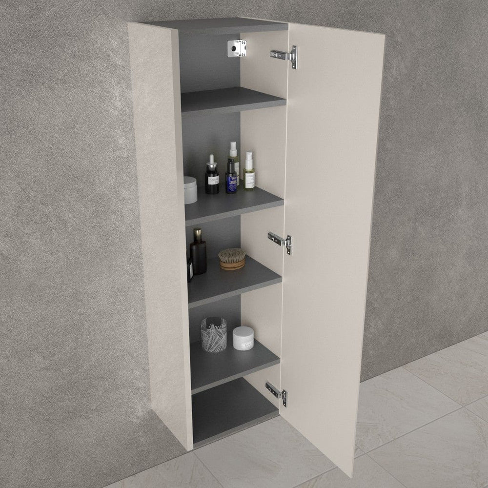 Tasca Tall Wall Cabinet - Gloss Cashmere 350mm x 1200mm