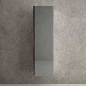 Tasca Tall Wall Cabinet - Gloss Dust 350mm x 1200mm