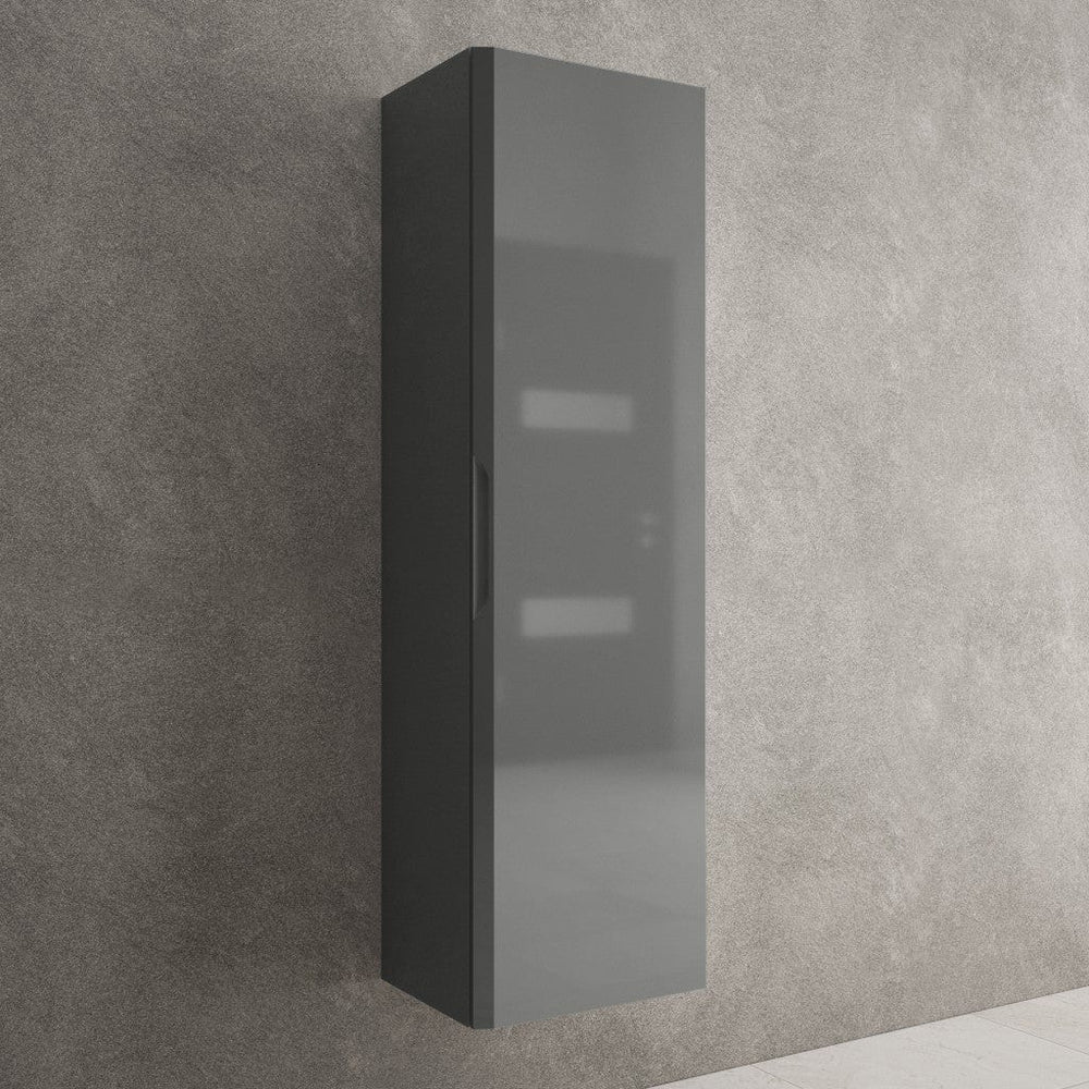Tasca Tall Wall Cabinet - Gloss Dust 350mm x 1200mm