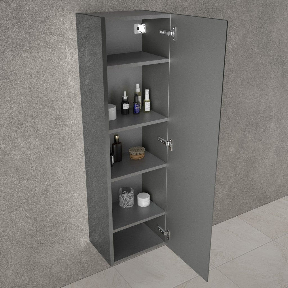 Tasca Tall Wall Cabinet - Gloss Dust 350mm x 1200mm