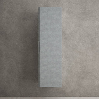Tasca Tall Wall Cabinet - Light Concrete 350mm x 1200mm
