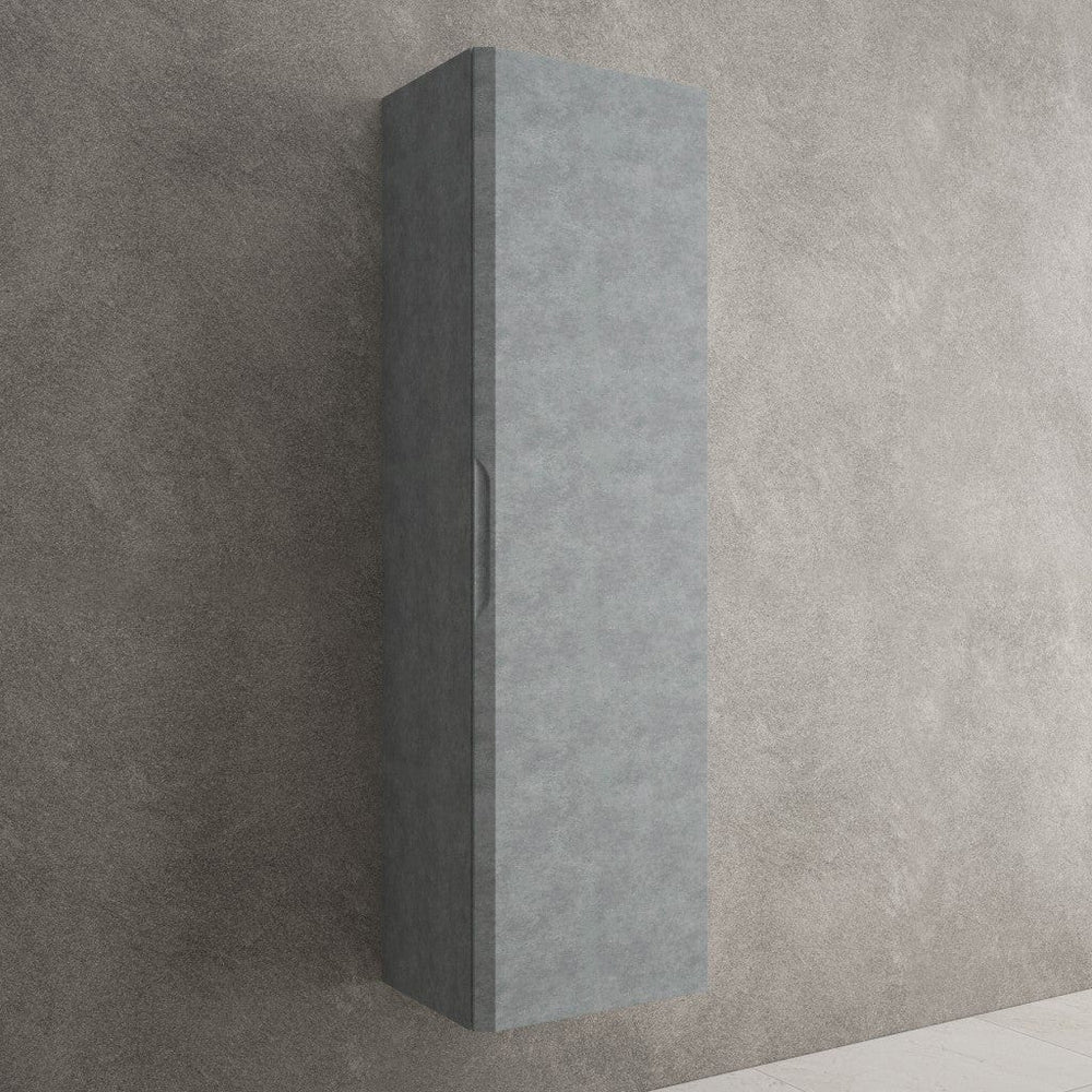 Tasca Tall Wall Cabinet - Light Concrete 350mm x 1200mm