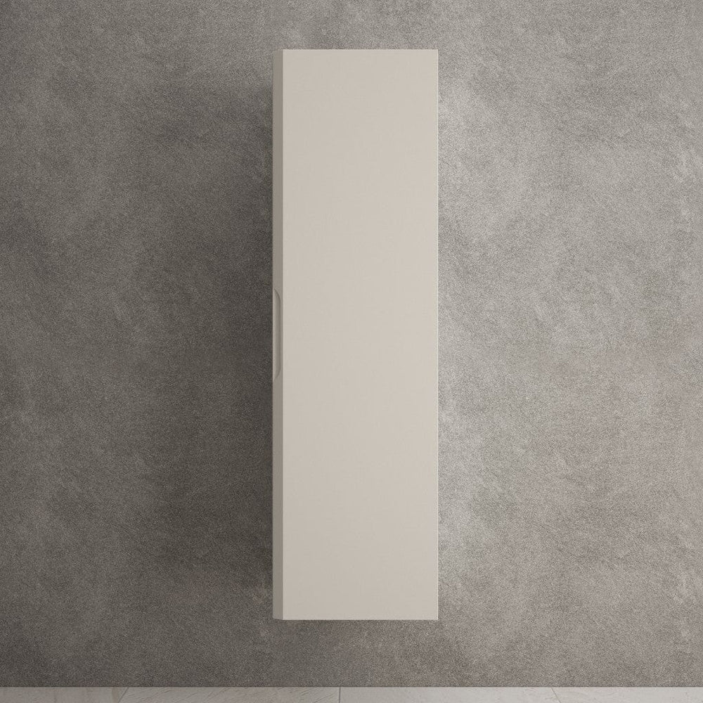 Tasca Tall Wall Cabinet - Matt Cashmere 350mm x 1200mm