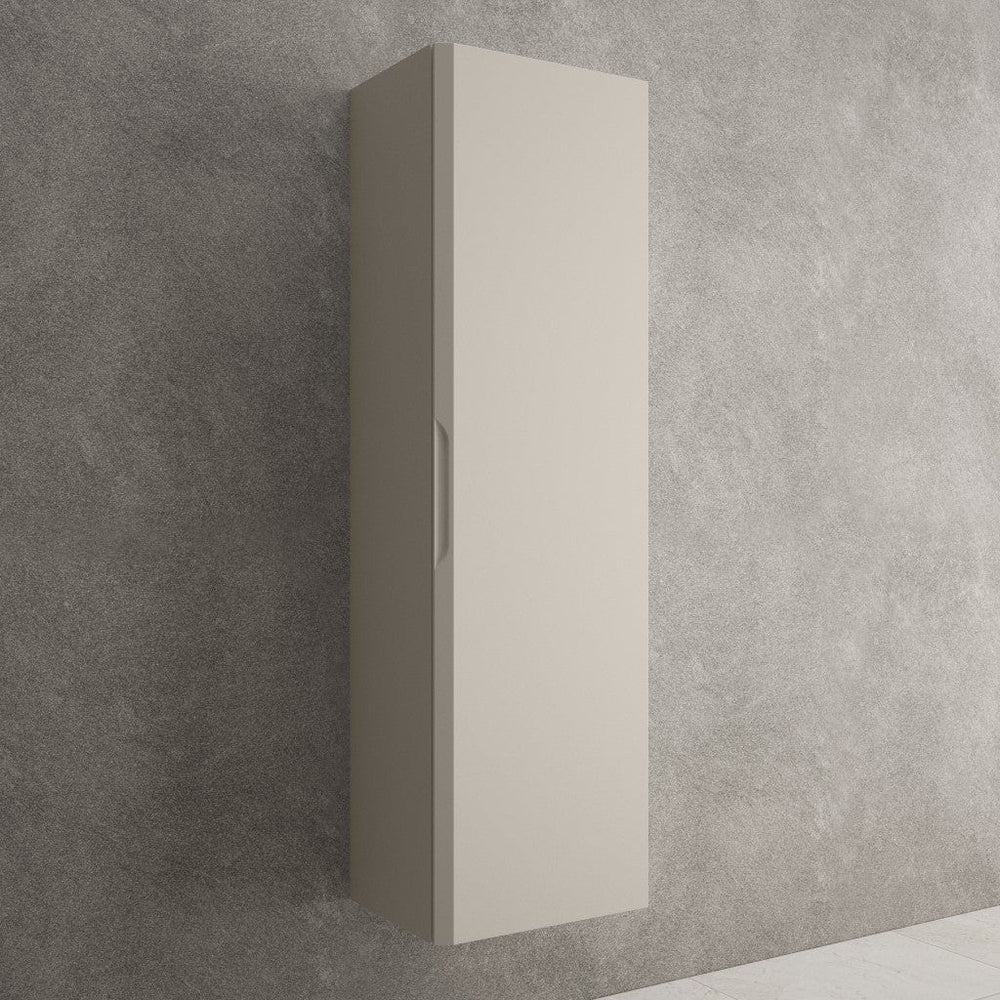 Tasca Tall Wall Cabinet - Matt Cashmere 350mm x 1200mm