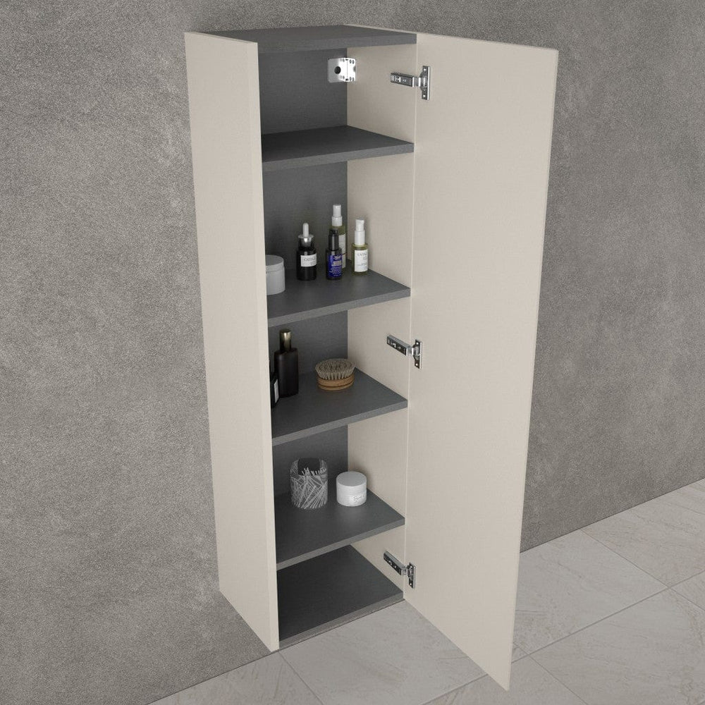 Tasca Tall Wall Cabinet - Matt Cashmere 350mm x 1200mm