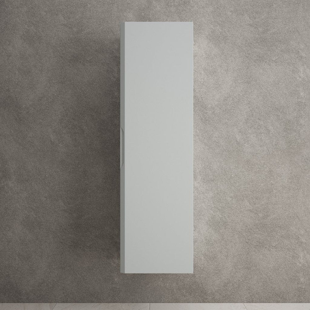Tasca Tall Wall Cabinet - Matt Dove 350mm x 1200mm