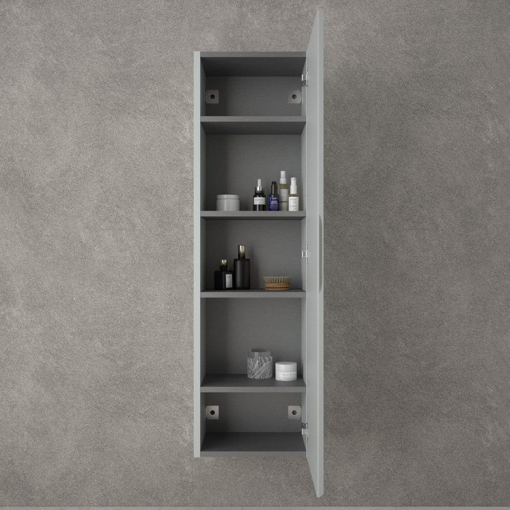 Tasca Tall Wall Cabinet - Matt Dove 350mm x 1200mm