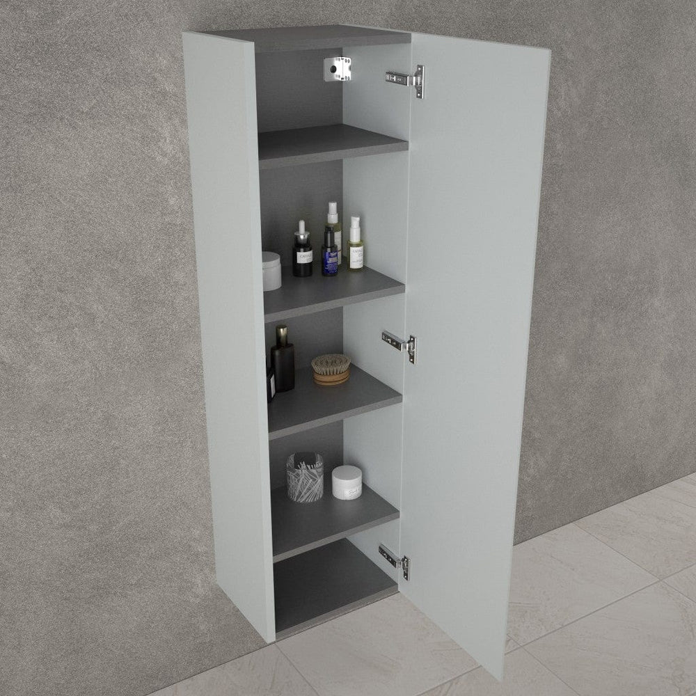 Tasca Tall Wall Cabinet - Matt Dove 350mm x 1200mm