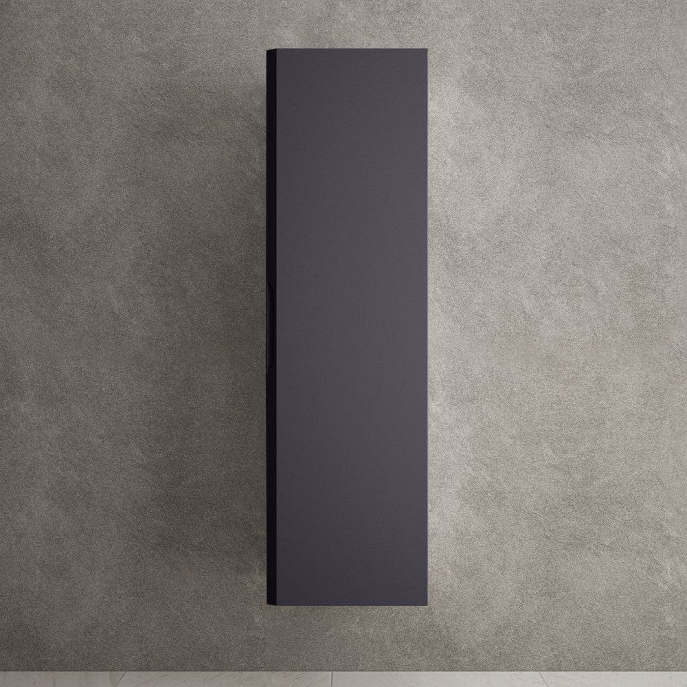 Tasca Tall Wall Cabinet - Matt Graphite 350mm x 1200mm