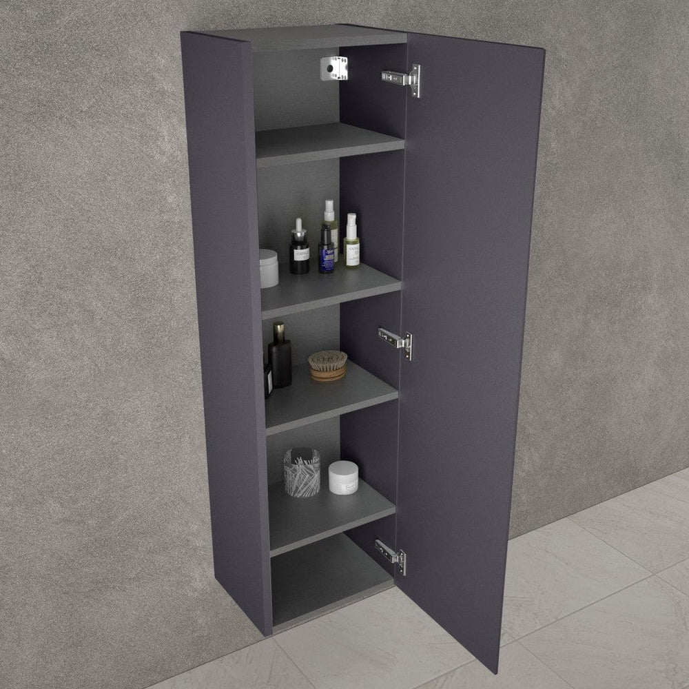 Tasca Tall Wall Cabinet - Matt Graphite 350mm x 1200mm