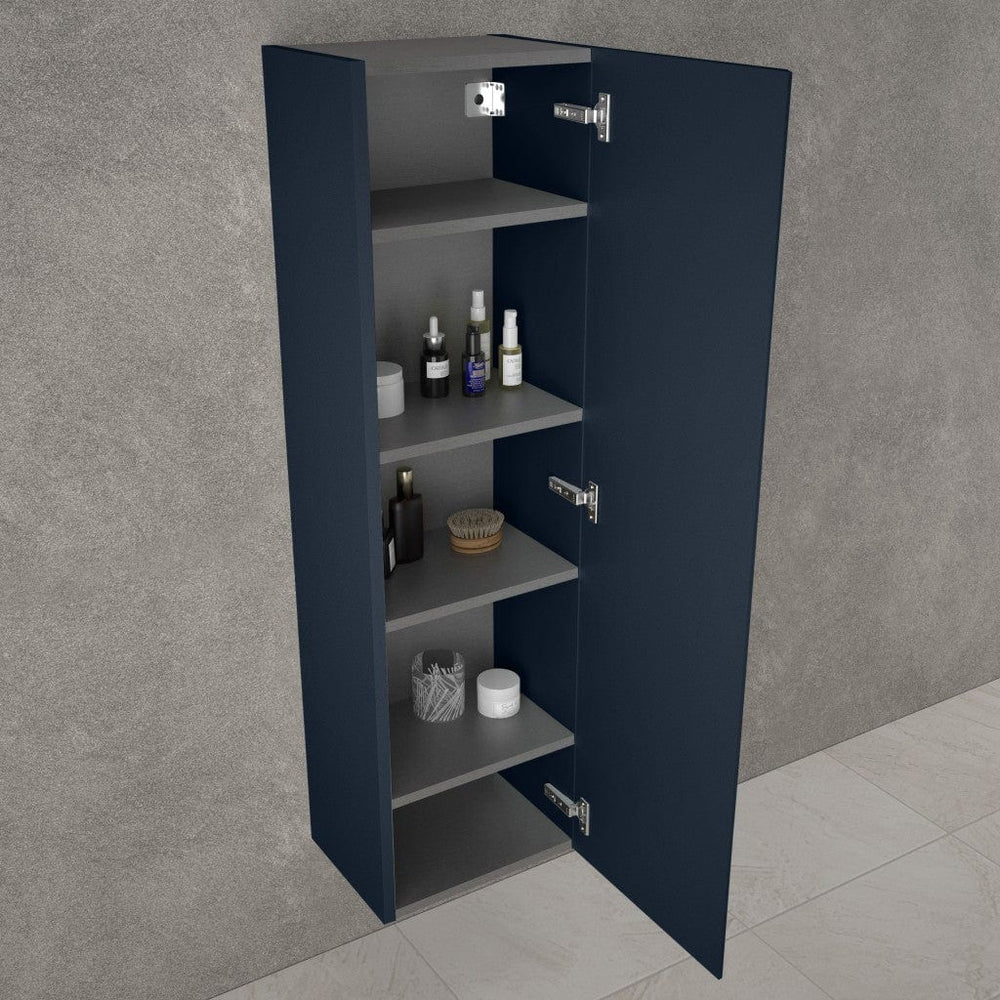 Tasca Tall Wall Cabinet - Matt Indigo 350mm x 1200mm