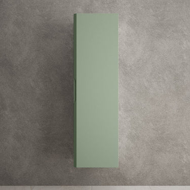 Tasca Tall Wall Cabinet - Matt Light Green 350mm x 1200mm