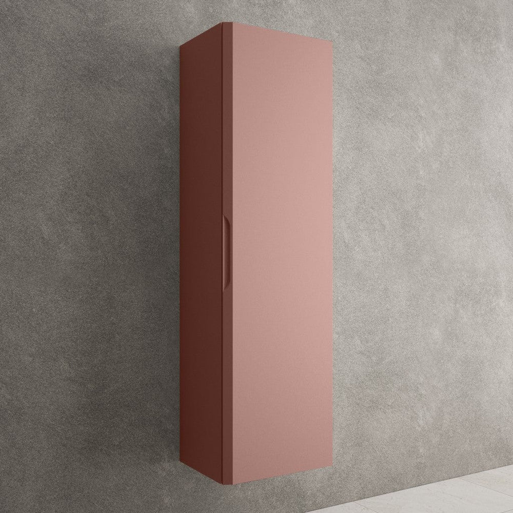 Tasca Tall Wall Cabinet - Matt Pink 350mm x 1200mm