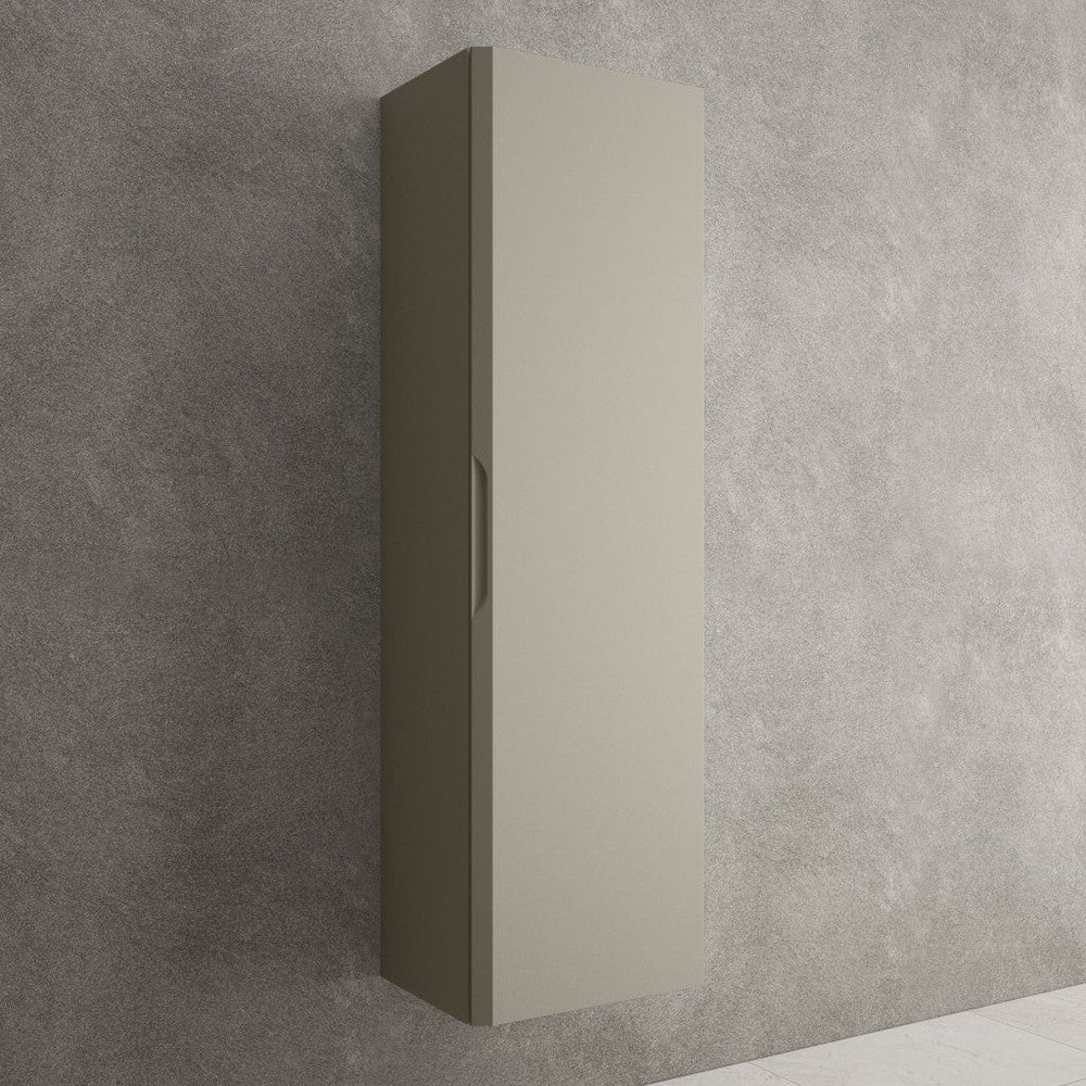 Tasca Tall Wall Cabinet - Matt Stone 350mm x 1200mm