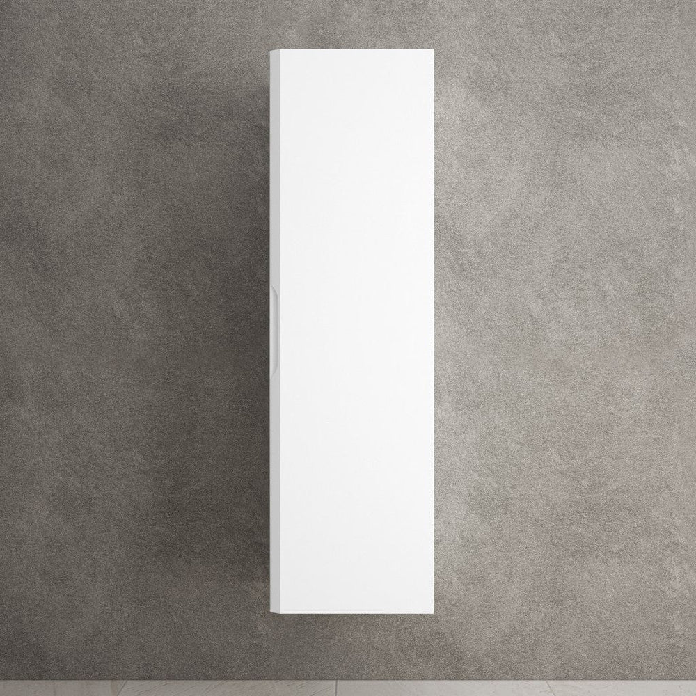 Tasca Tall Wall Cabinet - Matt White 350mm x 1200mm