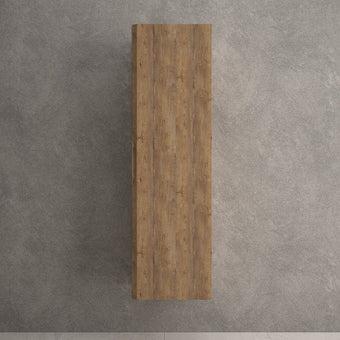 Tasca Tall Wall Cabinet - Oak 350mm x 1200mm