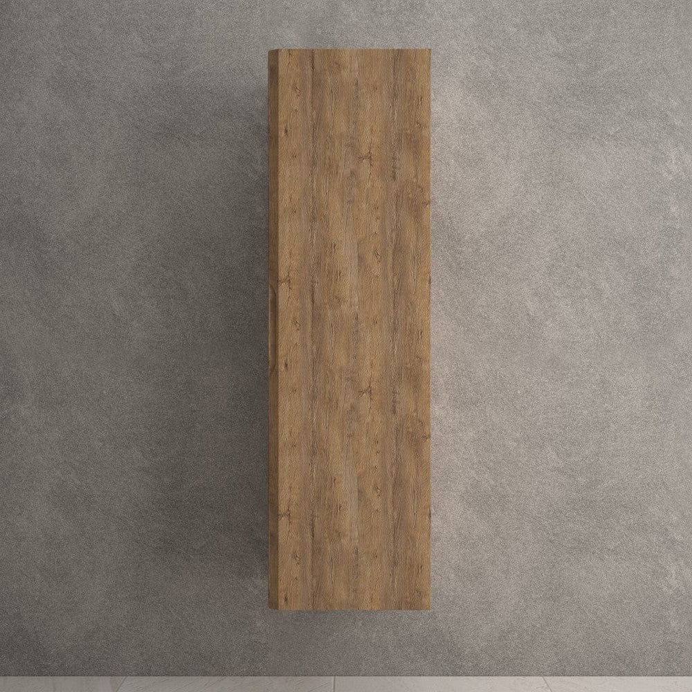 Tasca Tall Wall Cabinet - Oak 350mm x 1200mm