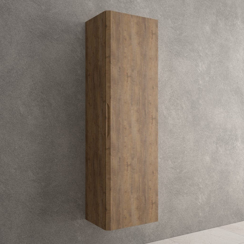 Tasca Tall Wall Cabinet - Oak 350mm x 1200mm