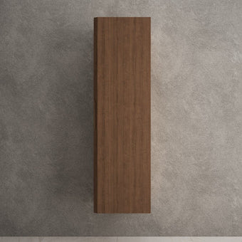 Tasca Tall Wall Cabinet - Walnut 350mm x 1200mm