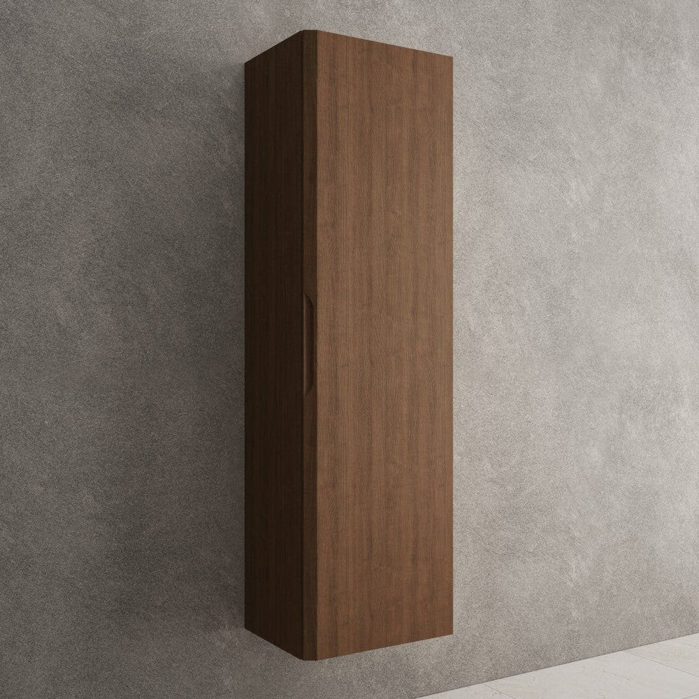 Tasca Tall Wall Cabinet - Walnut 350mm x 1200mm