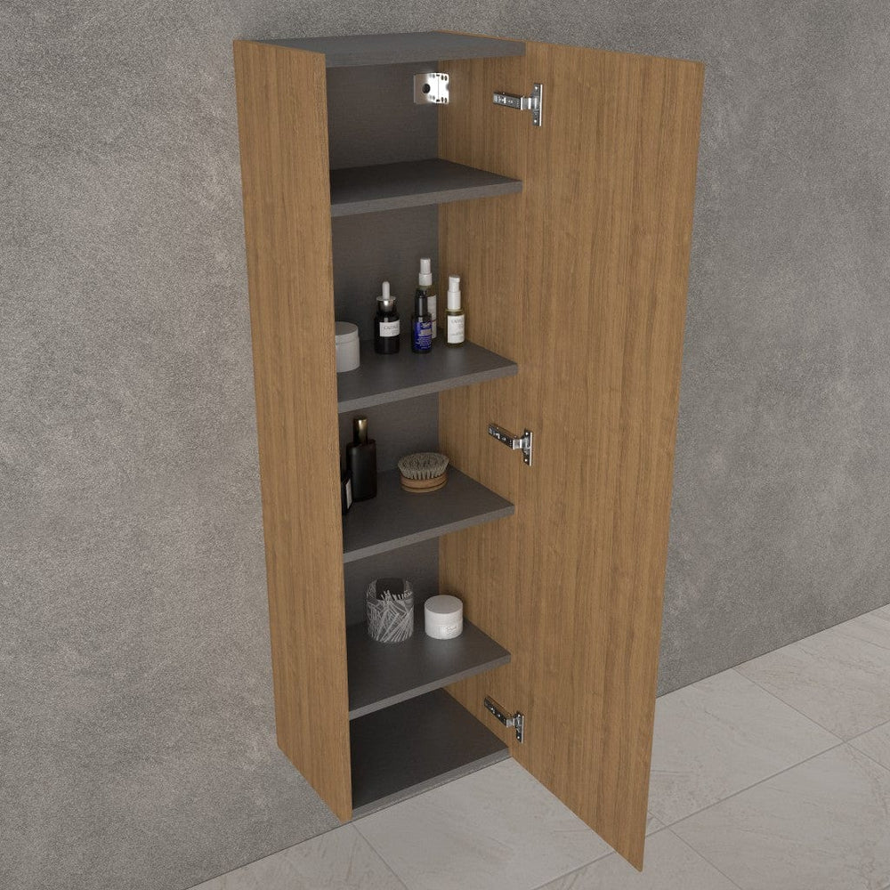 Tasca Tall Wall Cabinet - Walnut 350mm x 1200mm