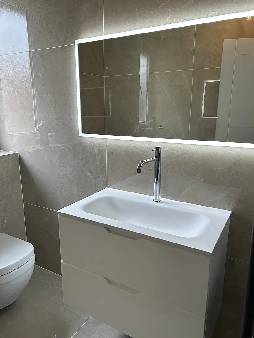 Roscetto Backlit LED Steam Free Mirror - 1200x600mm