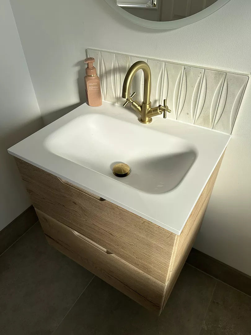 Click Clack Basin Waste - Brushed Brass