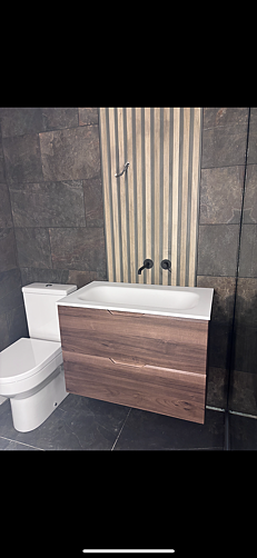 Matt Black Wall Mounted Mixer Basin Tap