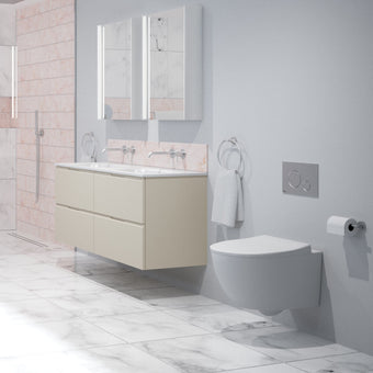 Towel Ring - Brushed Steel