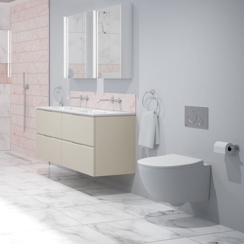 Towel Ring - Brushed Steel