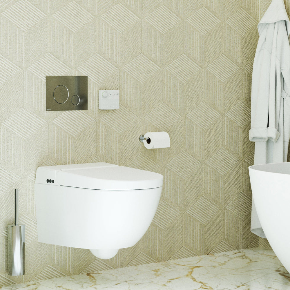 Wall-Mounted Toilet Brush - Chrome