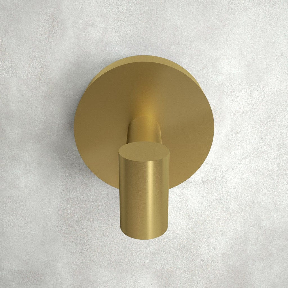 Tecno Robe Hook - Brushed Brass