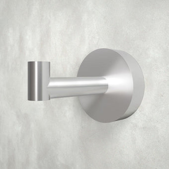 Tecno Robe Hook - Brushed Steel