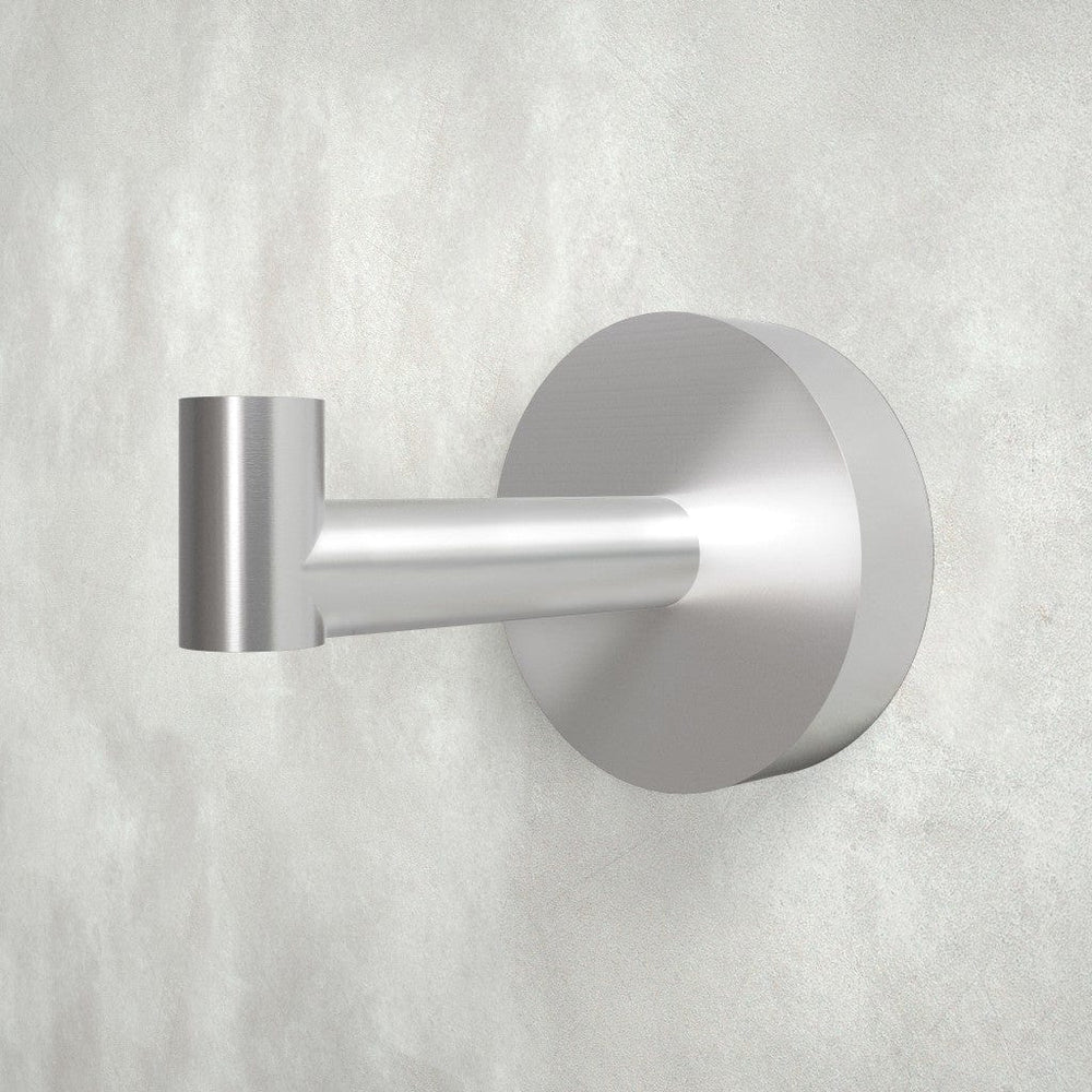 Tecno Robe Hook - Brushed Steel