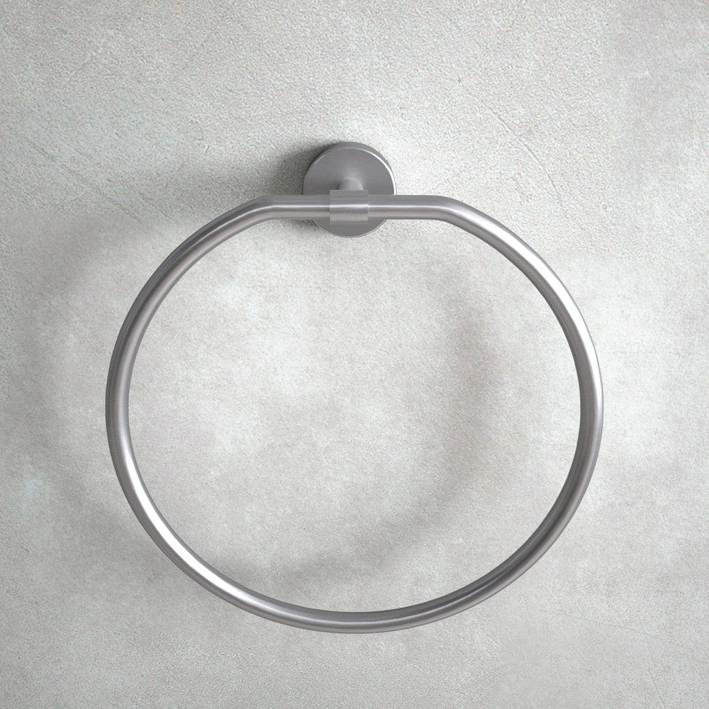 Towel Ring - Brushed Steel