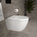 Tondi Short Projection Wall Hung Rimless Toilet & Soft Close Seat - 50cm Gloss White