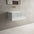 Raffinata One Drawer Vanity Unit  With Beyondstone Basin - Gloss Dust 700mm