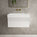 Raffinata One Drawer Vanity Unit  With Beyondstone BLOC Basin - Gloss White 700mm