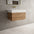 Raffinata One Drawer Vanity Unit  With Beyondstone BLOC Basin - Oak 700mm