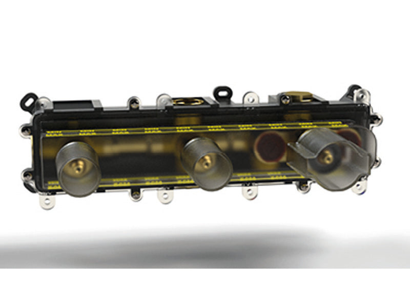 Tech Landscape 3 Outlet Thermostatic Shower Valve  - Matt Black