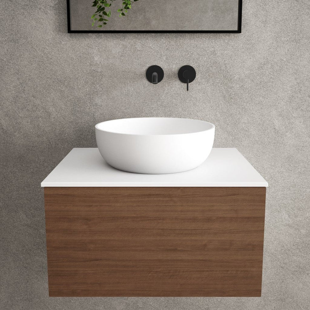 Vergato Solid Surface Countertop Round Basin 370mm