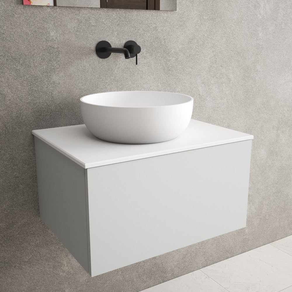 Vergato Solid Surface Countertop Round Basin 370mm