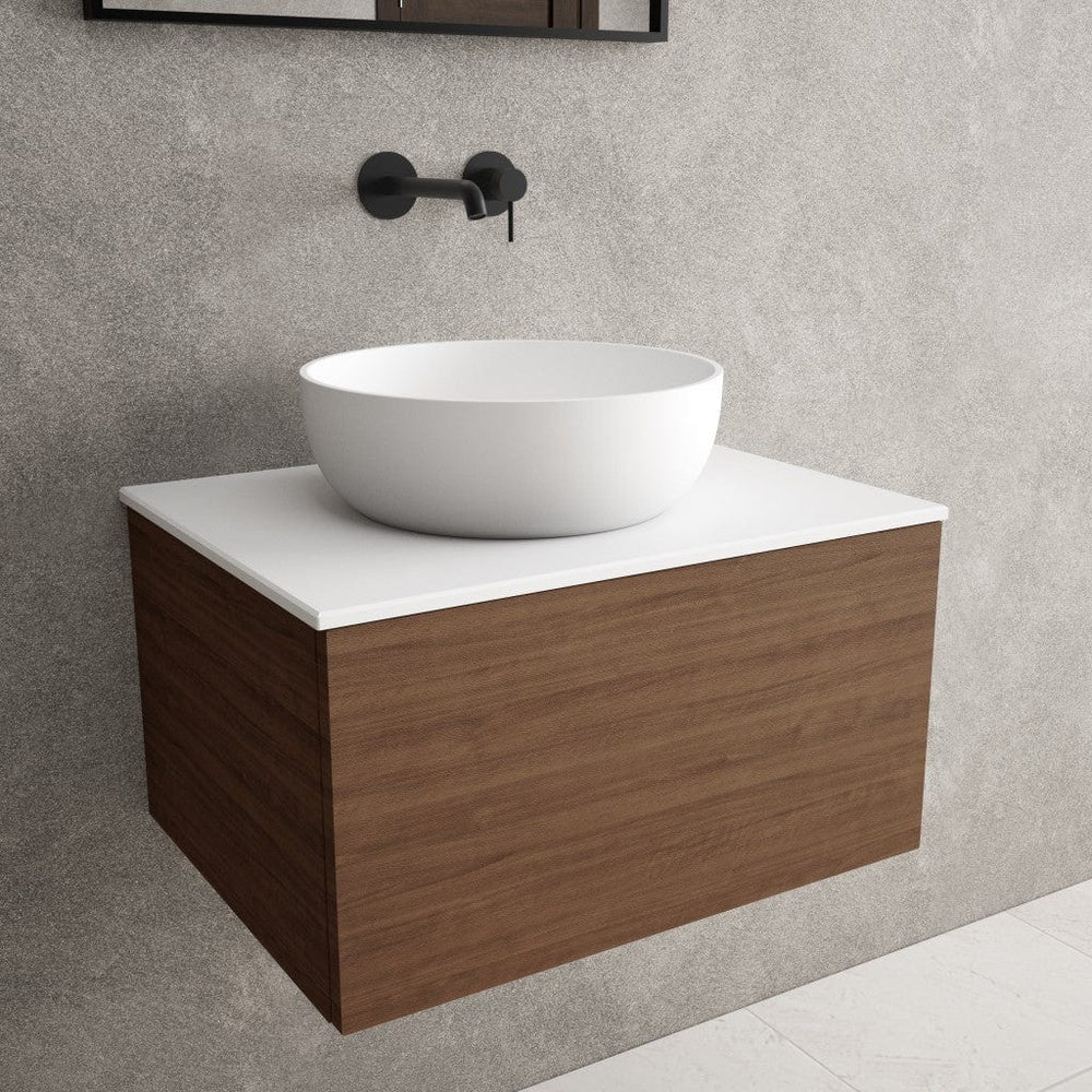 Vergato Solid Surface Countertop Round Basin 370mm