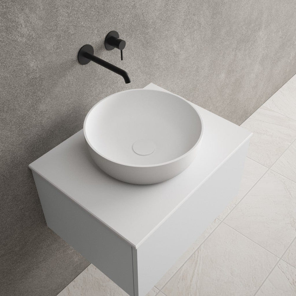Vergato Solid Surface Countertop Round Basin 370mm