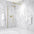 Wet Room Left Or Right Handed Glass Panel With 1.2m Stabilising Bar - Brushed Brass 900mm