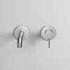 Wall Mounted Basin Mixer Tap - Brushed Steel