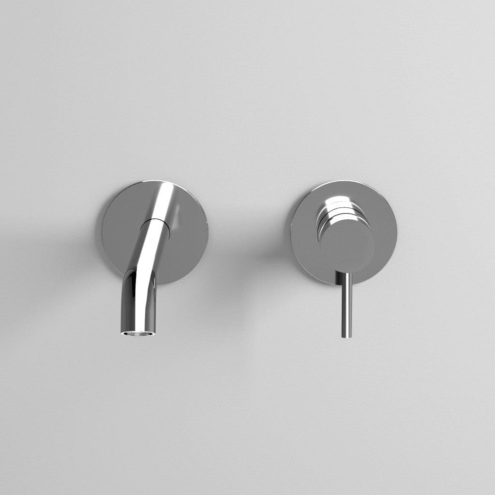 Chrome Wall Mounted Mixer Basin Tap